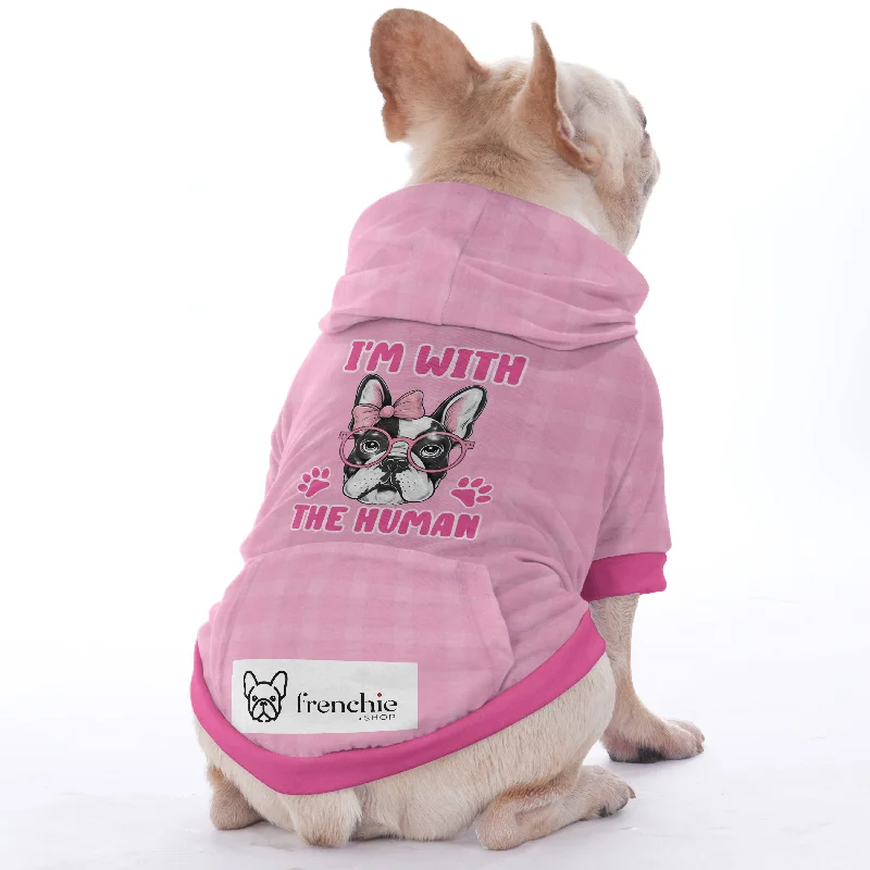 - Pet fence foldable indoorI'm with the Human - Hoodies for French Bulldog | Frenchie Shop Original - Pet fence foldable indoorI'm with the Human - Hoodies for French Bulldog | Frenchie Shop Original