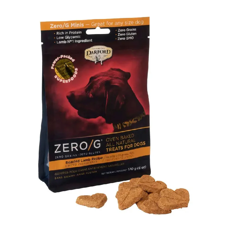 - Teething and chewing toys for puppiesDarford® ZERO/G Minis Roasted Lamb Oven Baked Dog Treats 6 Oz
