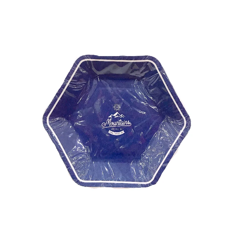 Pet ProductsPaper Plates (Daily  Navy  9P  Hexagon)