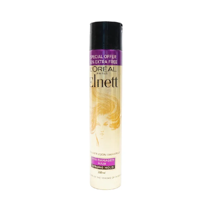 ---LOREAL ELNETT HAIR SPRAY STRONG HOLD (FOR DAMAGED) 300ML