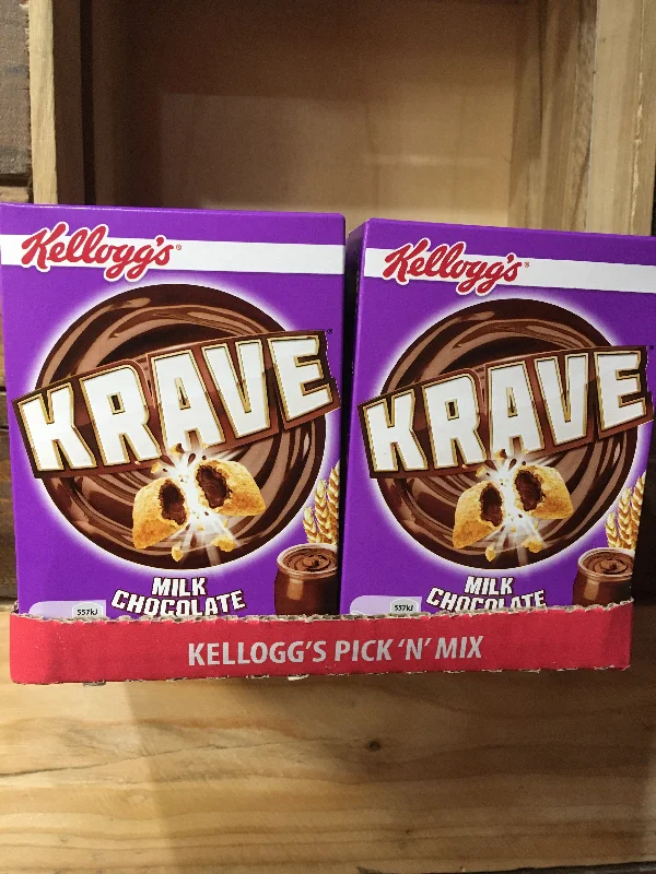 ---8x Kellogg's Krave Milk Chocolate (8x30g)
