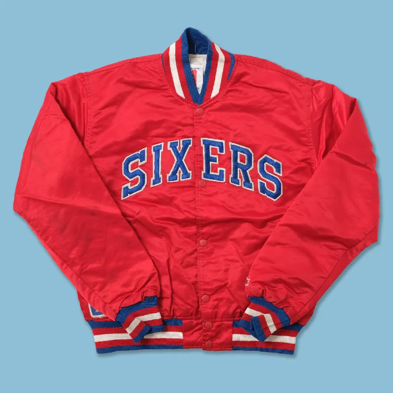 - Pregnant cat delivery room warming boxVintage Starter Philadelphia Sixers College Jacket Medium