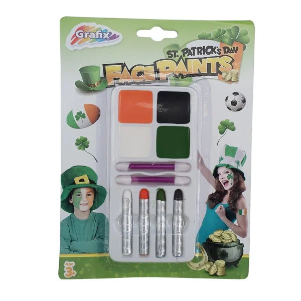 - Air box TSA certified check-inGrafix St Patricks Day Face Paints