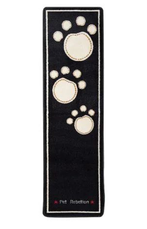  -Splash-proof food bowl AND Anti-choking slow food bowlDog Runner Black 45 X 150cm