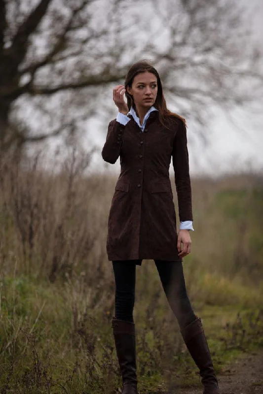 - Pet smart GPS locatorAnna Lascata Womens Long Suede Coat Brown