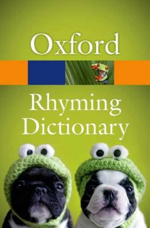 - Pet tear stain cleaning wipesNew Oxford Rhyming Dictionary
