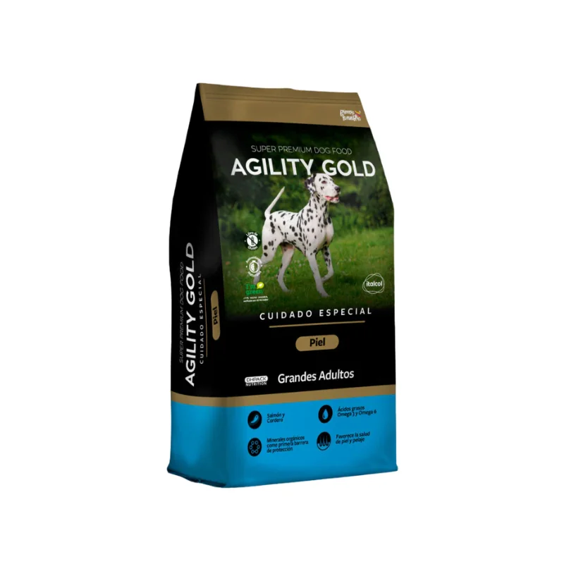 - Organic cotton dog bibsAgility Gold Piel Perros Grandes Adultos