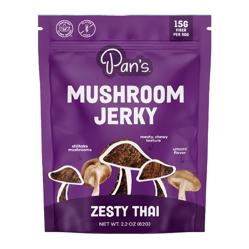 Pet ProductsPan's Zesty Thai Mushroom Jerky - 62g