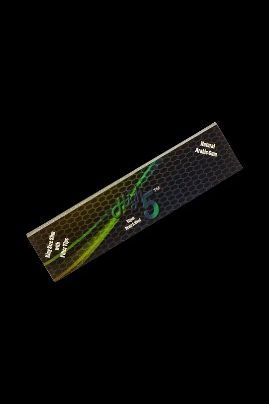 ---High5 Hemp and Wood Fiber Rolling Papers with Tips