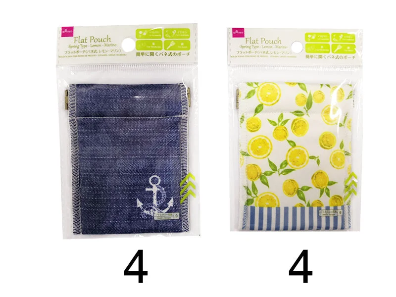 - Automatic temperature adjustment cat bedFlat Pouch -Spring Type - Lemon - Marine-
