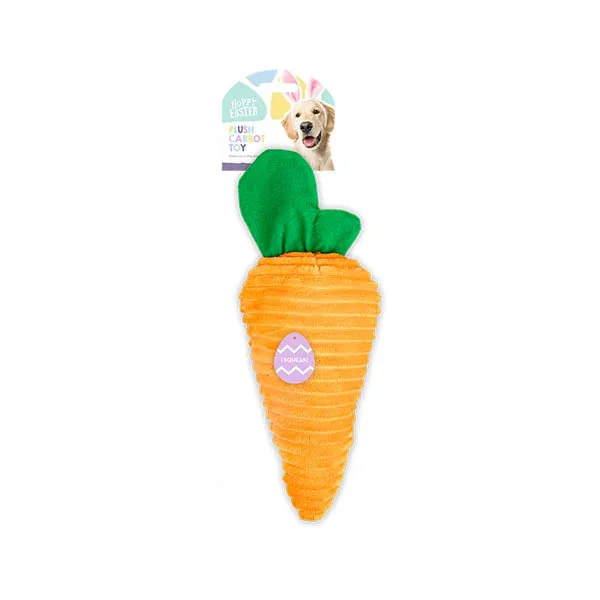 - Smart cat litter box with automatic cleaningHoppy Easter Plush Carrot Pet Toy