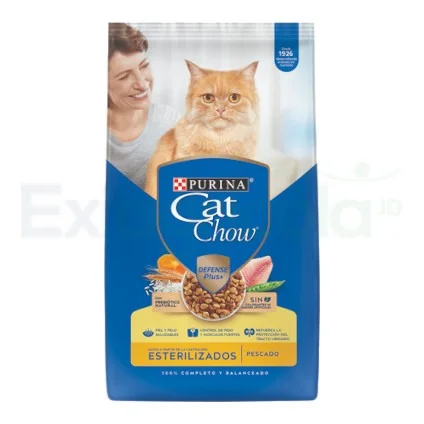 - ​​Christmas pet Christmas clothingCat Chow Esterilizados x 8 Kl