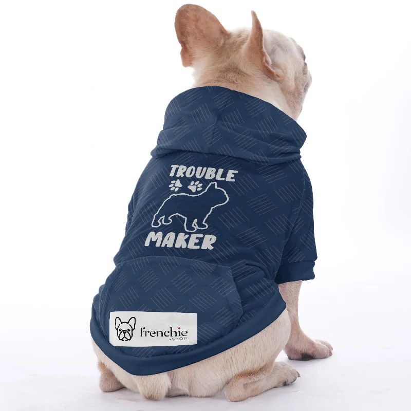 ---Trouble Maker - Hoodies for French Bulldog  | Frenchie Shop Original