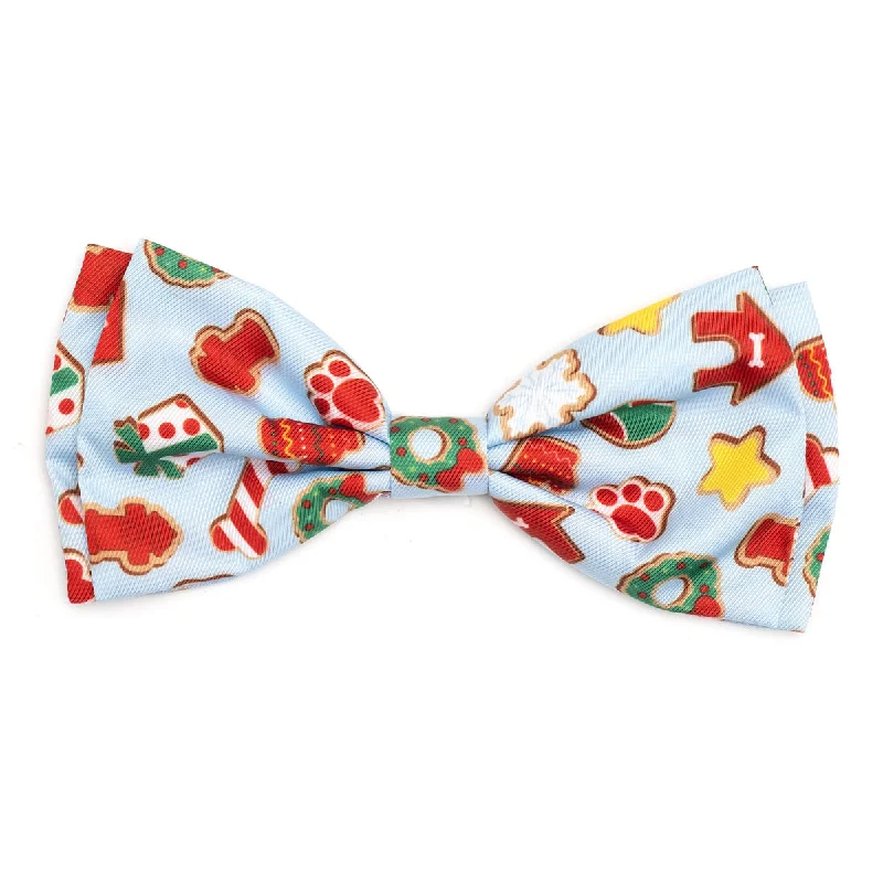 Pet birthday party clothesCookies For Santa Paws Dog Bow Tie