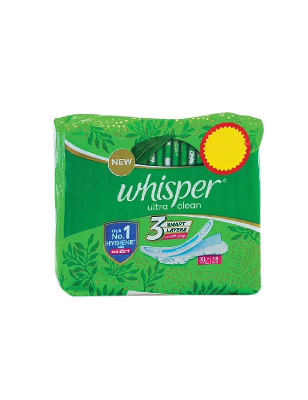 - Rabbit grass rack to prevent waste food boxWHISPER Ultra (XL) Plus, 15's