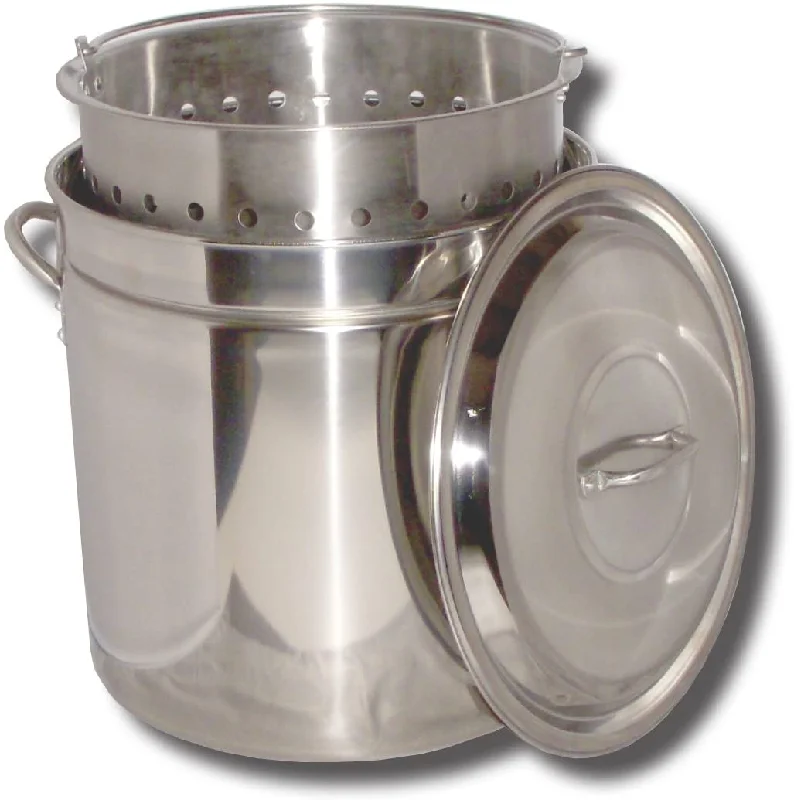 - Cat hair ball removal and hair removal creamKing Kooker 82 Qt Ridged Stainless Steel Pot W/basket & lid