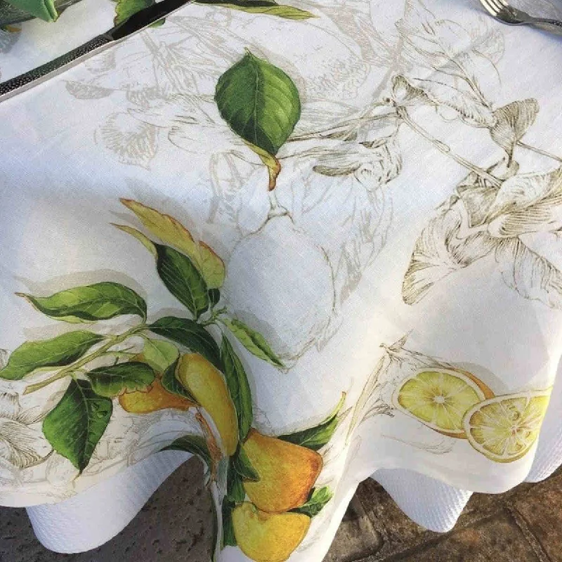 - Winter warm clothes for short-haired dogsTessitura Toscana Telerie Limoncello Round Tablecloth 170cm