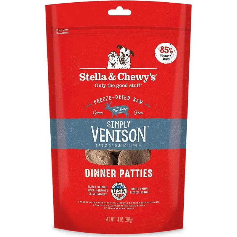 - ​​Christmas pet Christmas clothingStella & Chewys Dogs Freeze-Dried Dinner Patties Simply Venison