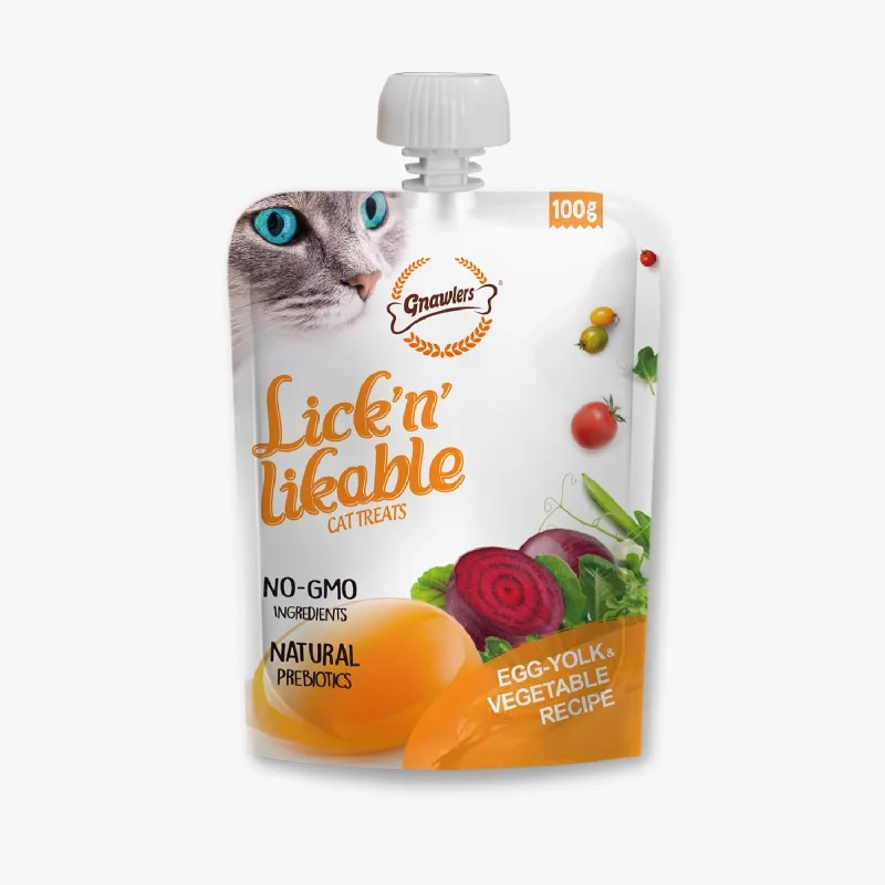    - Orijen cat food reviews  Gnawlers  Lick n Lickables ( Egg-Yolk & Vegetable ) Recipe - 100g