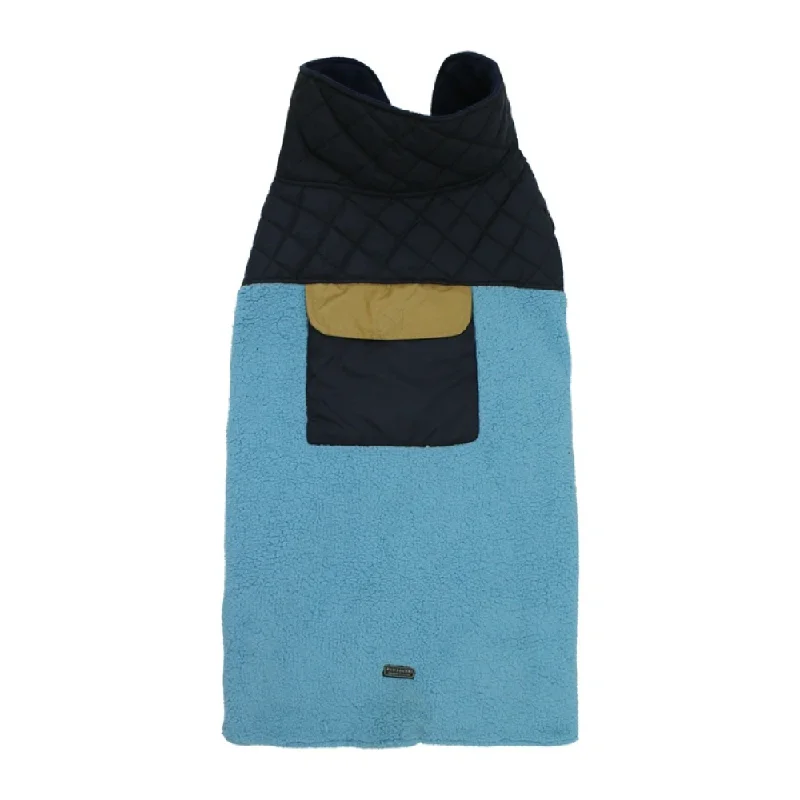 - Cat anti-jump window safety netPawpourri Fleece Lining Sherpa Jacket for Dogs (Blue)