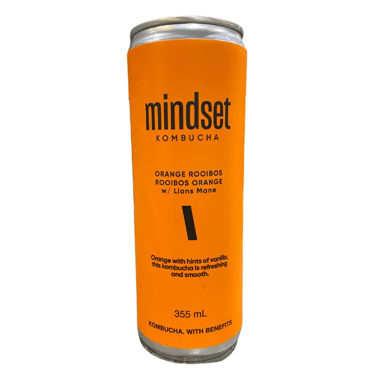- Cat stress soothing sprayMindset Orange Rooibos Kombucha - 355ml