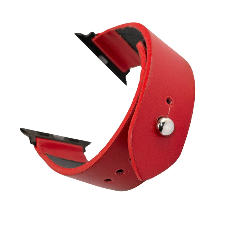 - Durable nylon dog leash wholesaleApple Watch Strap In Pure Leather - Red  | Waji's