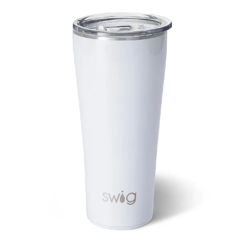  -Splash-proof food bowl AND Anti-choking slow food bowlShimmer White Tumbler 32oz