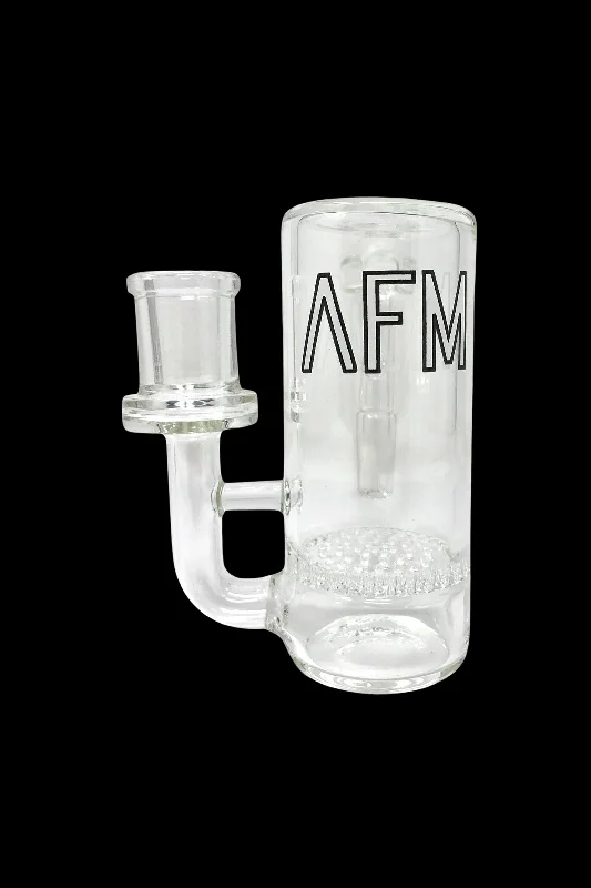 ---AFM Glass Honeycomb Perc Glass Ash Catcher