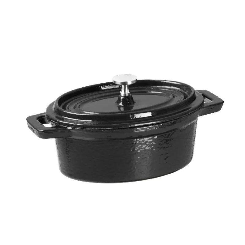 - Elderly dog ​​joint care mattressVogue Black Cast Iron Oval Mini Pot 315ml
