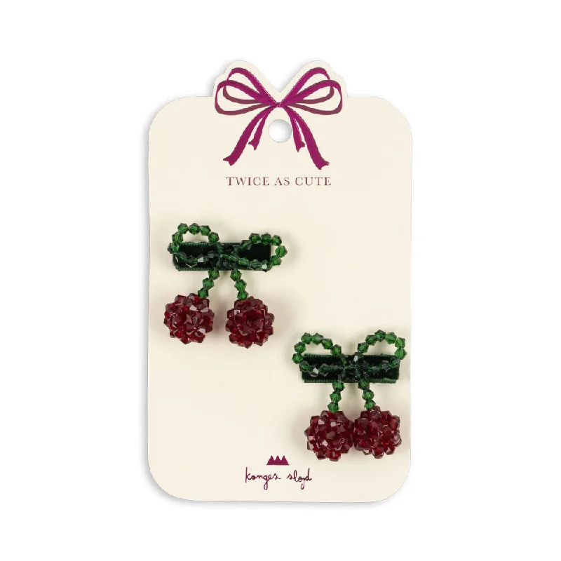 - Pet electric nail grinder silent modelKonges Sløjd Hair Clips 2 Pack Cherry Beaded MINI