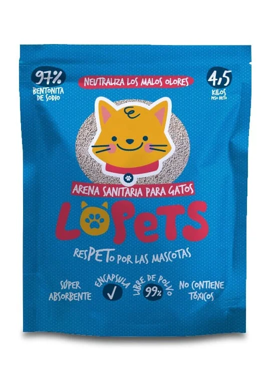 - Deodorizing cat litter tofu litterLopets Arena Para Gatos x 4.5 Kg