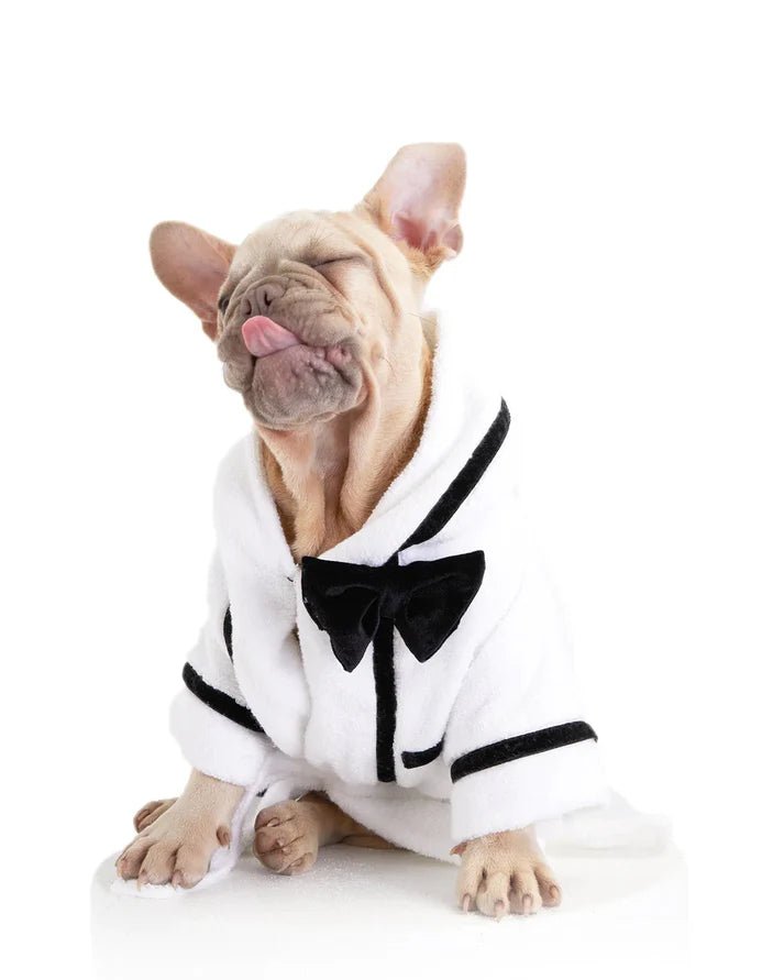 Winter warm clothes for catsBest Man Dog Bathrobe
