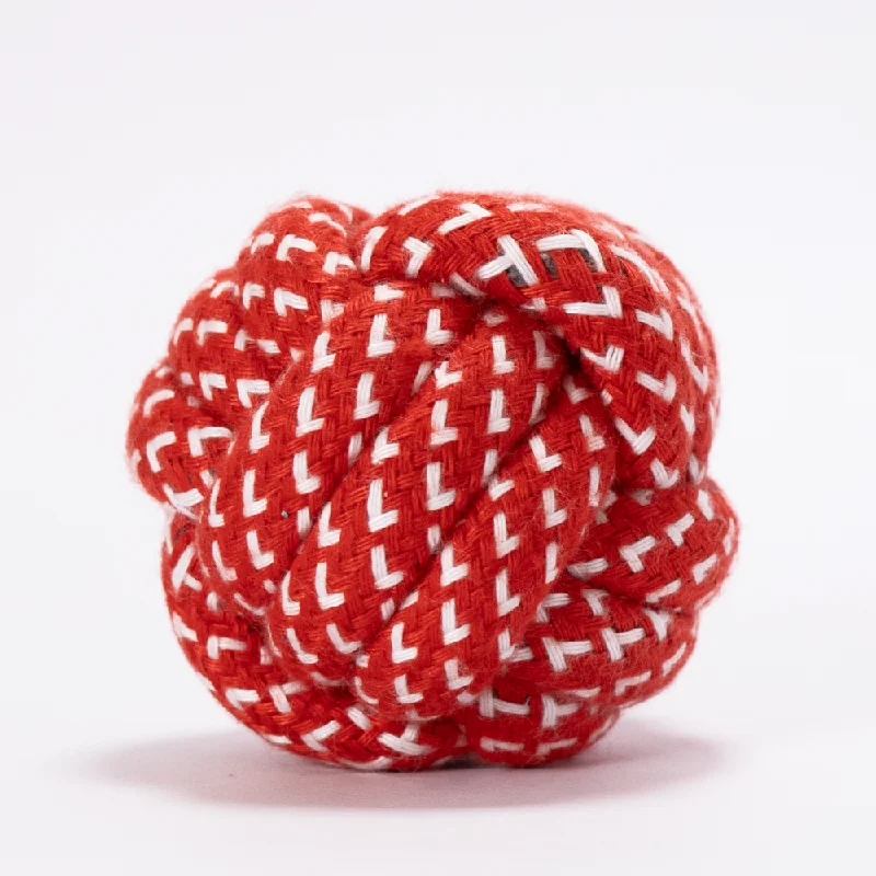 - Remote interactive pet feederSkatrs Ball Shaped Rope Chew Toy for Cats & Dogs (Red/White) - Remote interactive pet feederSkatrs Ball Shaped Rope Chew Toy for Cats & Dogs (Red/White)