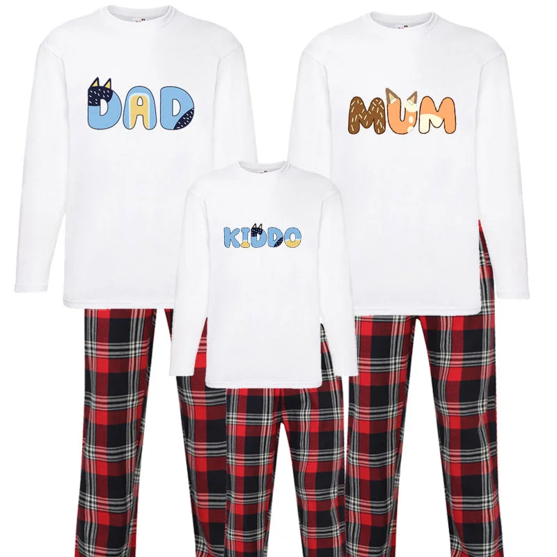  -Anti-scratch sofa protective coverPuppy Dog Family Christmas Yuletide Long-Sleeve Tee Pyjamas