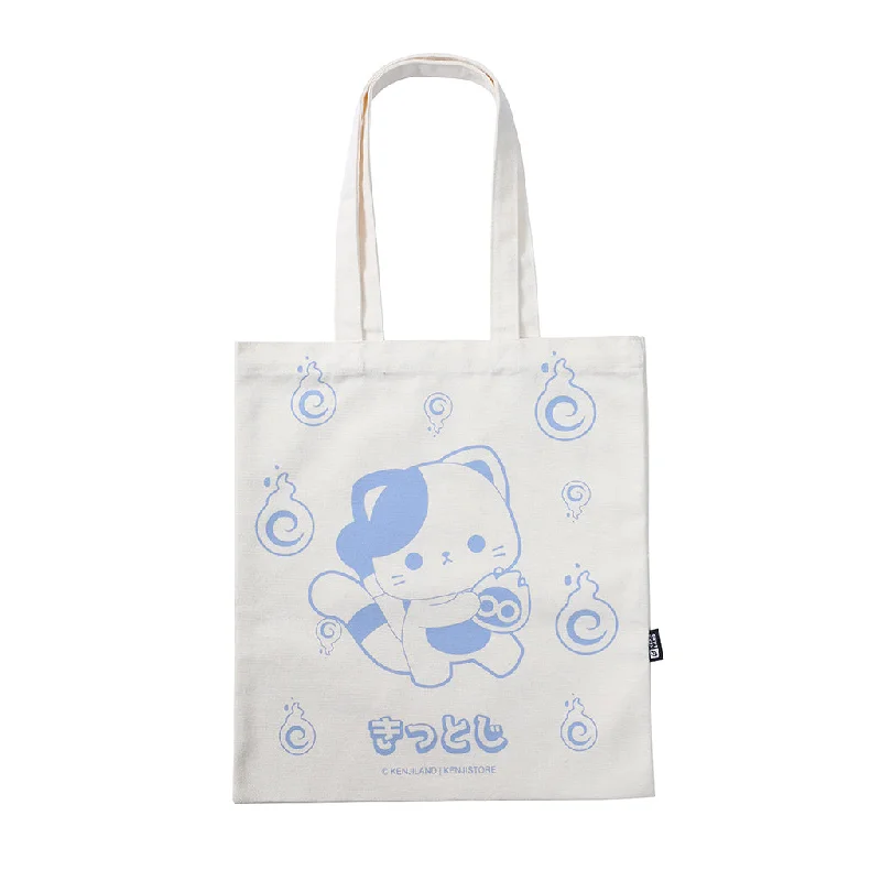  . **Cat toy cat teaser**Canvas Tote Bag M - Kitt - Ji