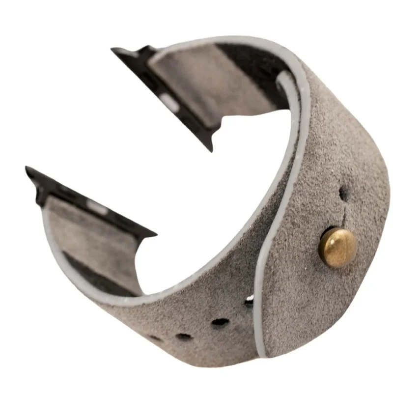 - Degradable pet feces bagApple Watch Strap In Suede Leather - Gray  | Waji's