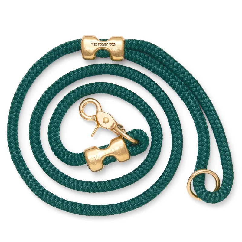 Pet cartoon pattern clothesEvergreen Marine Rope Dog Leash