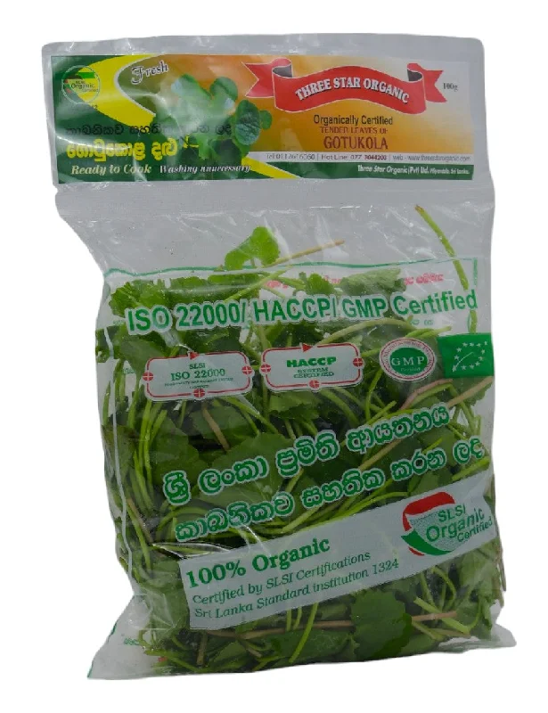 - Organic cotton dog bibsTHREE STAR ORGANIC Gotukola, 100g