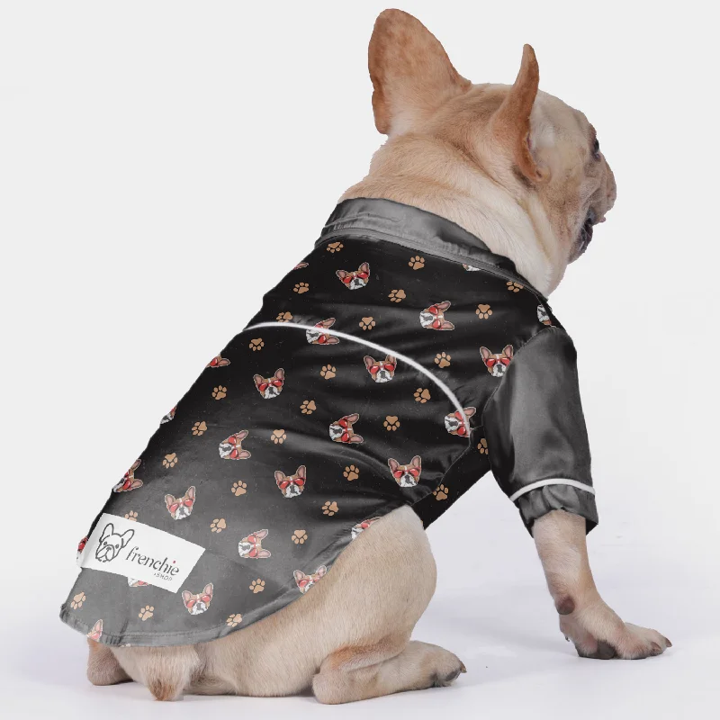 - Rabbit grass rack to prevent waste food boxDijon - Pajamas for French bulldog