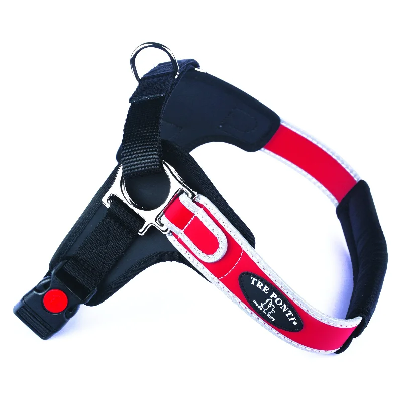 - Summer pet ice matTre Ponti Forza Anti-Pull Red Dog Harness