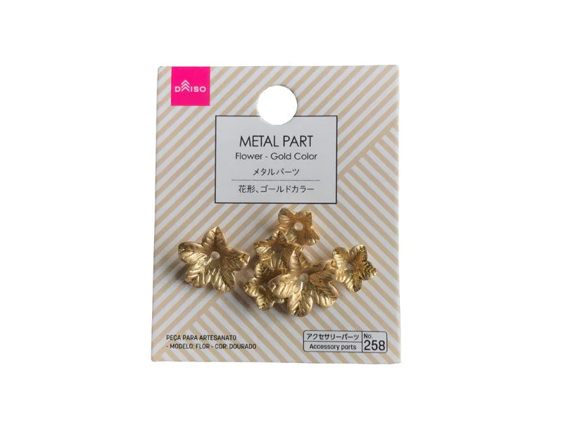 - Pet diabetes prescription foodMetal Part -Flower - Gold Color-