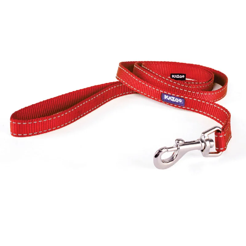 ---Classic Dog Lead - Red