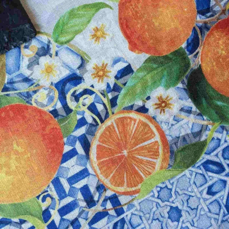 - Chinchilla cooling ice nest ceramic plateTessitura Toscana Telerie Sevillana Linen Tablecloth 160 x 230cm