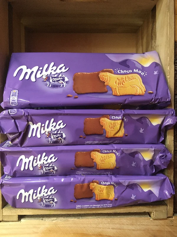- Air box TSA certified check-in4x Milka Choco Moo Biscuits with Alpine Milk Chocolate (4x200g) - Air box TSA certified check-in4x Milka Choco Moo Biscuits with Alpine Milk Chocolate (4x200g)