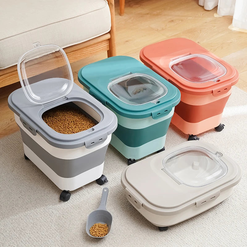 - Deodorizing cat litter tofu litterCollapsible Cat/Dog Food Storage Container. Folding Pet Supplies - Deodorizing cat litter tofu litterCollapsible Cat/Dog Food Storage Container. Folding Pet Supplies