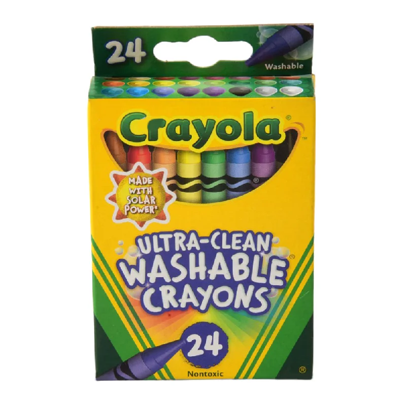 - Pet tear stain cleaning wipesCRAYOLA CRAYON 24CT WASH ULTRA CLEAN 526924