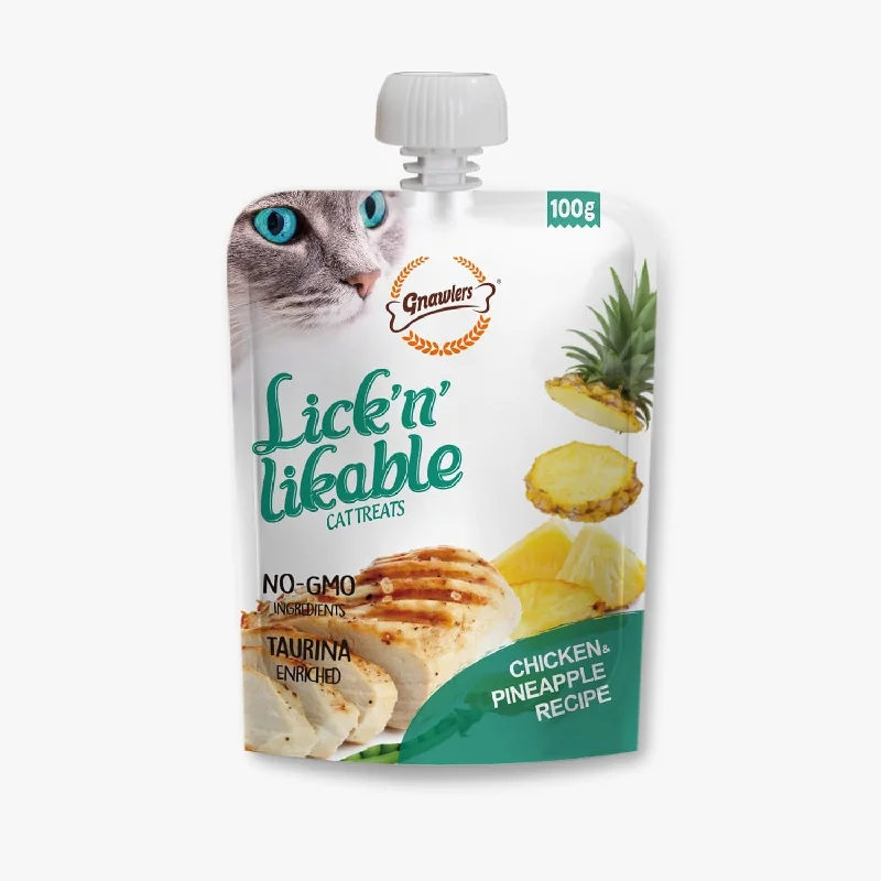    - Royal Canin cat food recommendations  Gnawlers  Lick n Lickables ( Chicken & Pineapple) Recipe - 100g