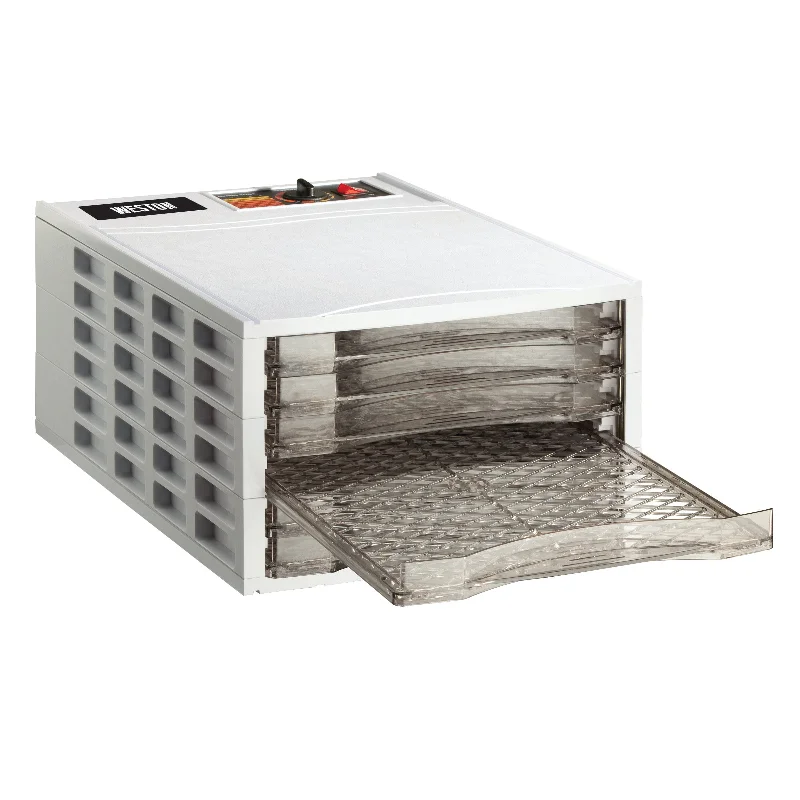 - Air box TSA certified check-inWESTON 6-Tray Food Dehydrator