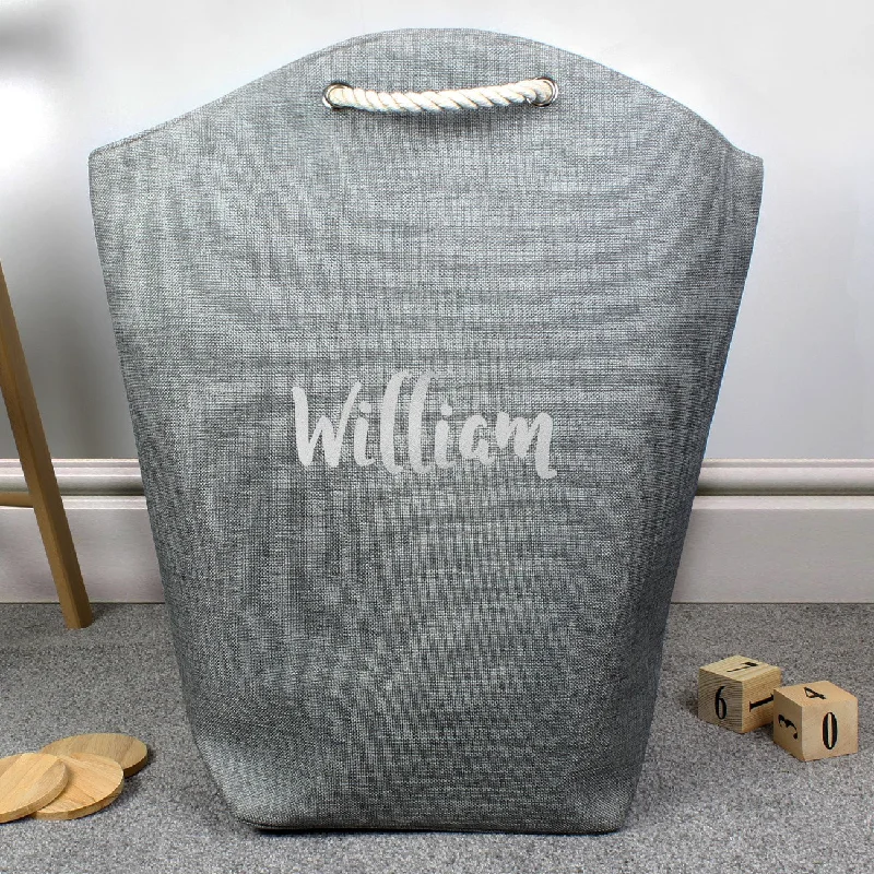 - Air box TSA certified check-inPersonalised Silver Name Toy Storage Bag