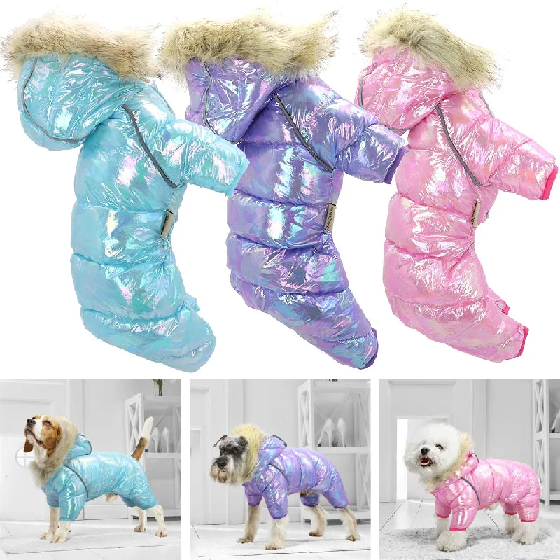 - Dog disposable foam shower gelGlitter Dog Puffer Coat